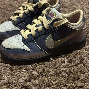 Nike Kids Sneakers - Blue and Cream